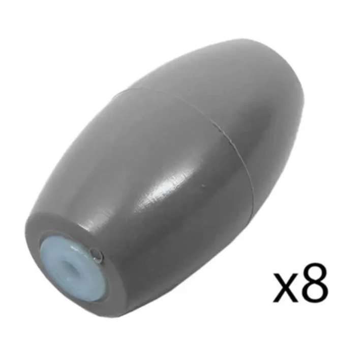 AndyMark DuraOmni Roller, 4 Inch, Set of 8