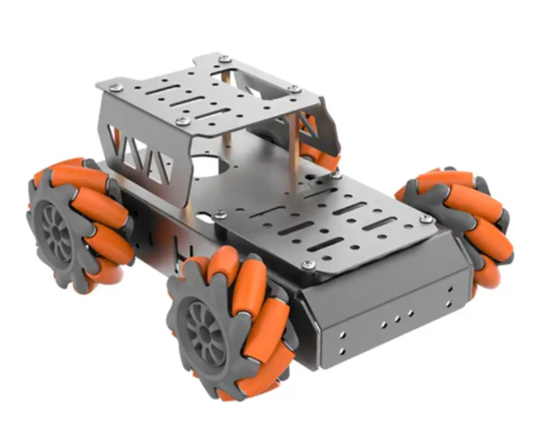 TT 모터, 알루미늄 합금 프레임, DIY 로봇 자동차 용 스마트 자동차 키트가 포함 된 Hiwonder Mecanum 휠 섀시 자동차 키트