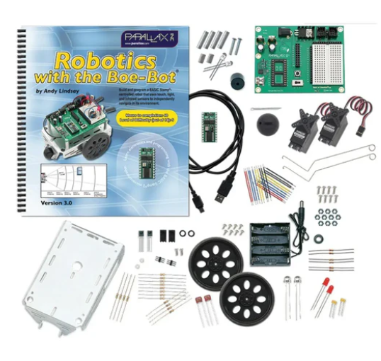 Parallax Boe-Bot Robot Kit - USB Version