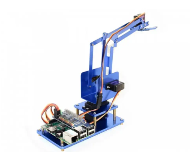 Bluetooth/WiFi 4-degree-of-freedom metal robotic arm kit for Raspberry Pi
